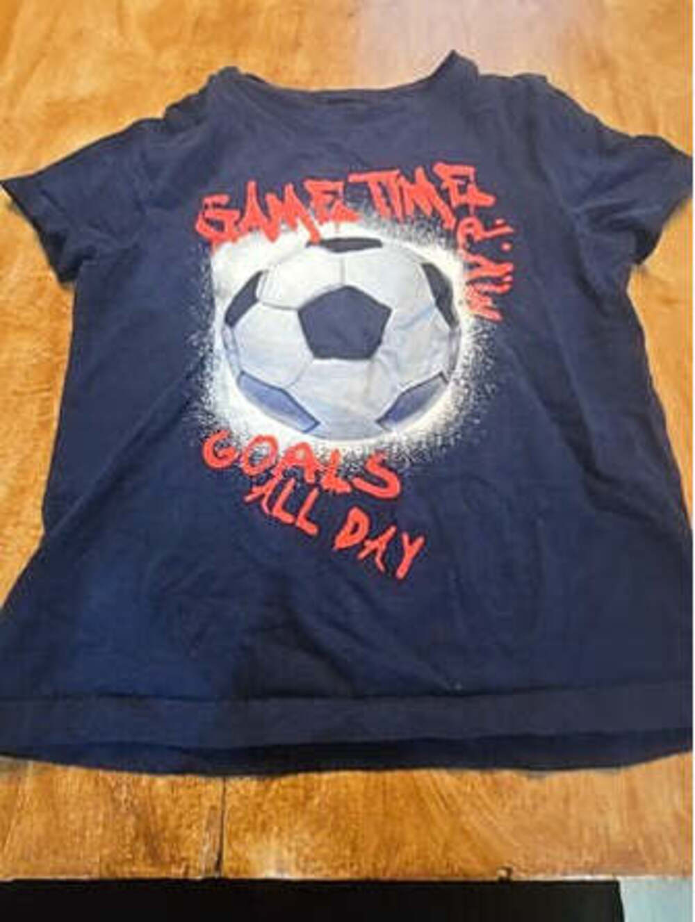 Blue Carters Game time shirt, 6 B